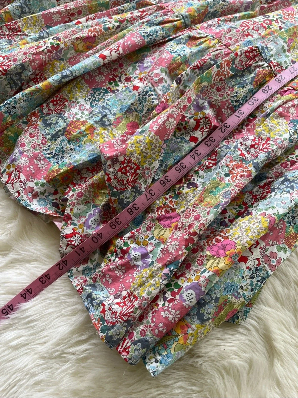 J. Crew Liberty Floral Tiered Maxi Skirt — Pink, Blue, Yellow size 12